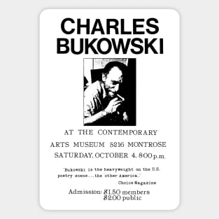 Charles Bukowski - Live at The Contemporary Magnet